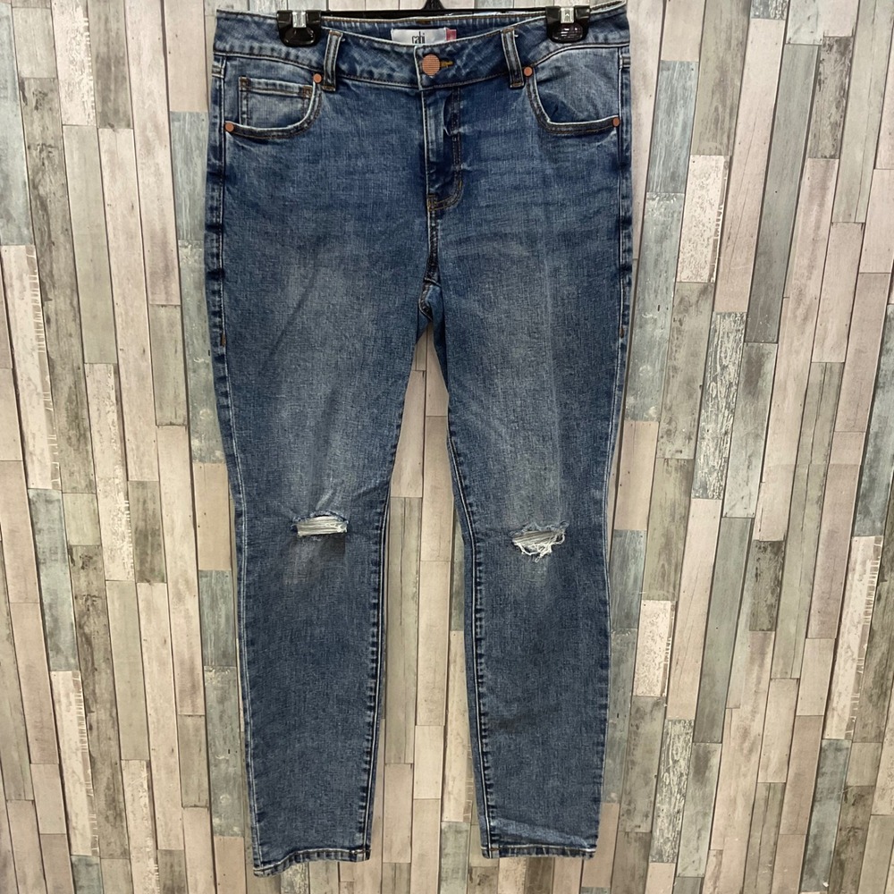 Cabi  #4328 Skinny Blue Jeans Sz 10
